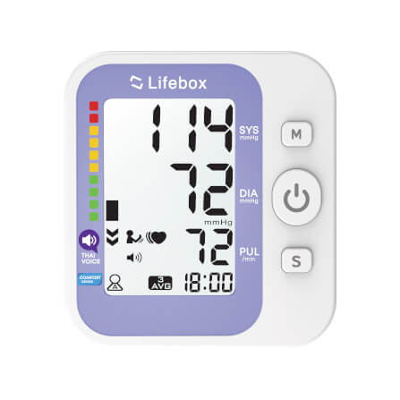 เครื่องวัดความดันโลหิต Lifebox L-BM03 TH_4